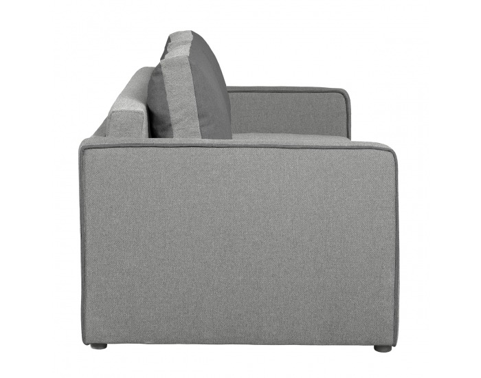 Rozkladacia pohovka s úložným priestorom Dada - svetlosivá / sivá