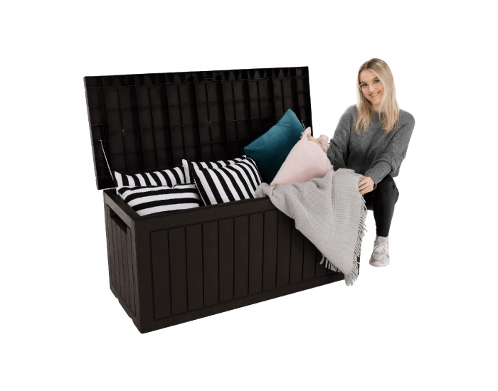 Záhradná truhlica Dagon - hnedá