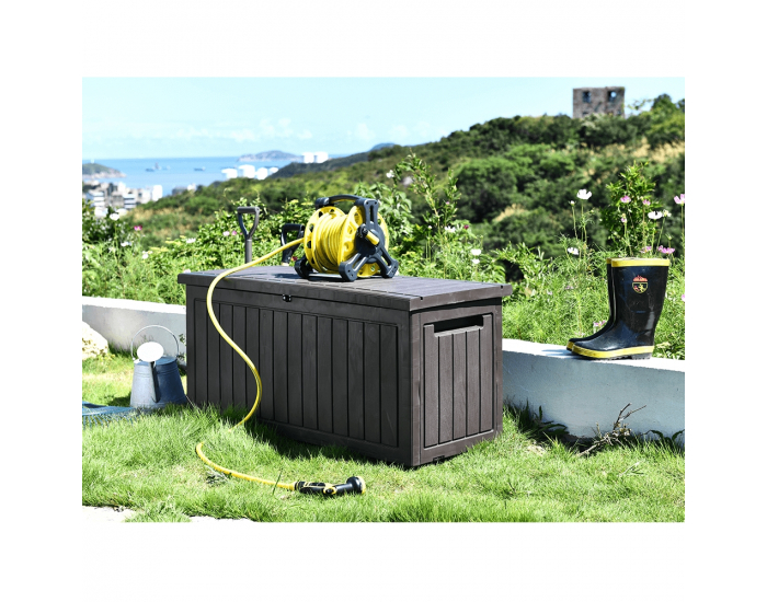 Záhradná truhlica Dagon - hnedá