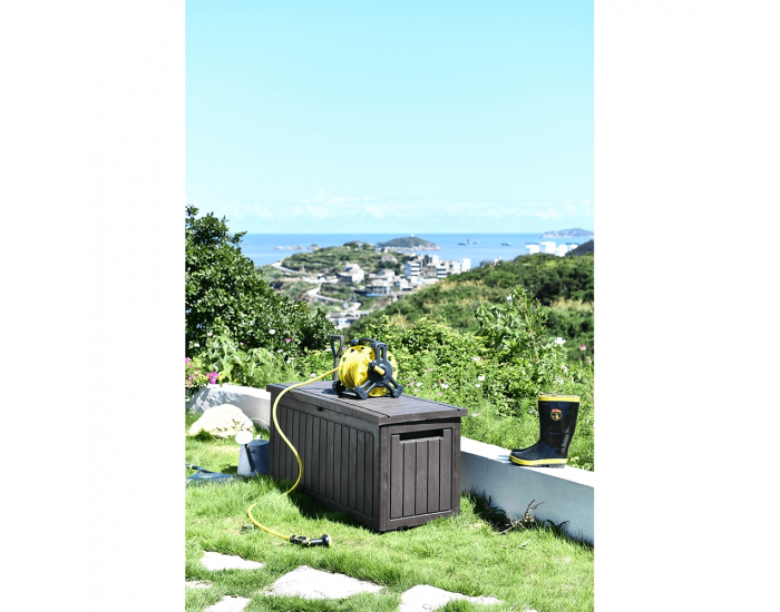 Záhradná truhlica Dagon - hnedá