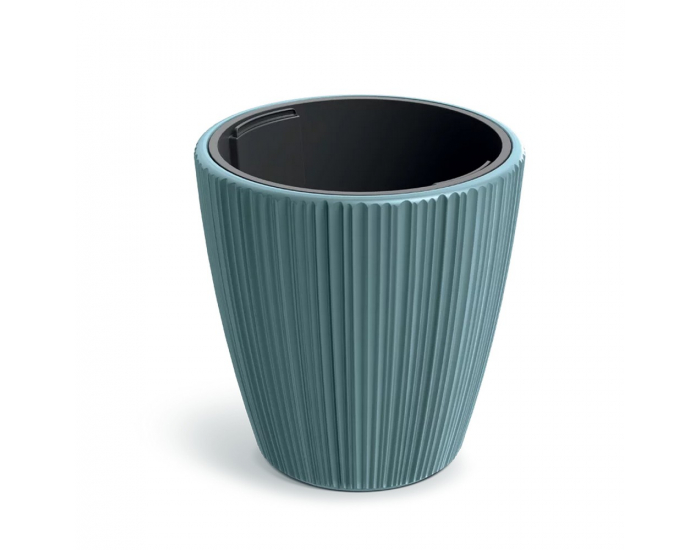 Plastový kvetináč DBOR3005415C 29,9 cm - modrá