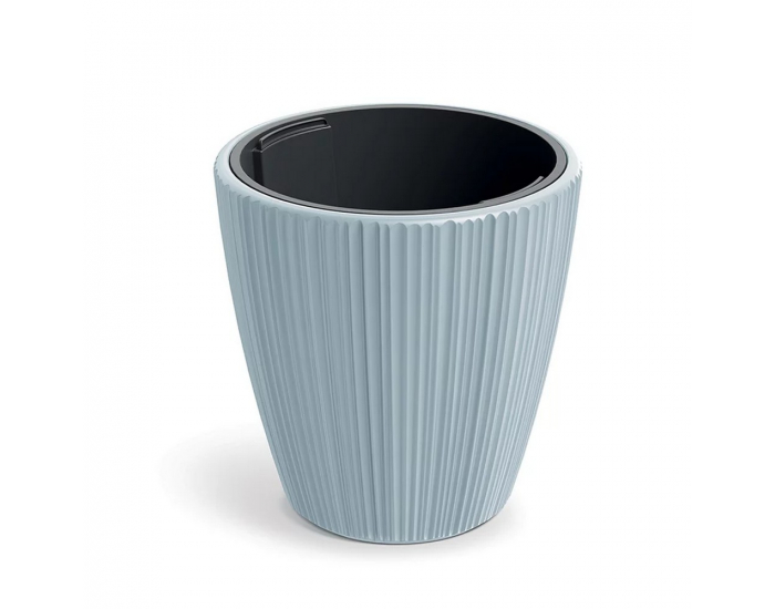 Plastový kvetináč DBOR300443U 29,9 cm - svetlosivá
