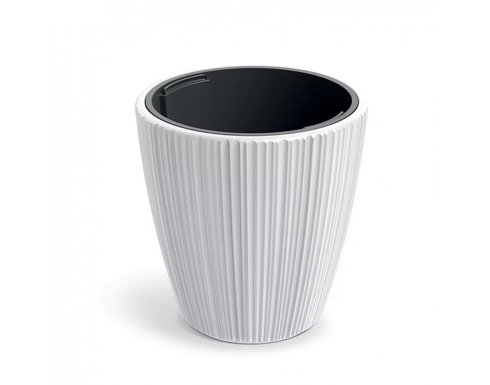 Plastový kvetináč DBOR470S449 47 cm - biela