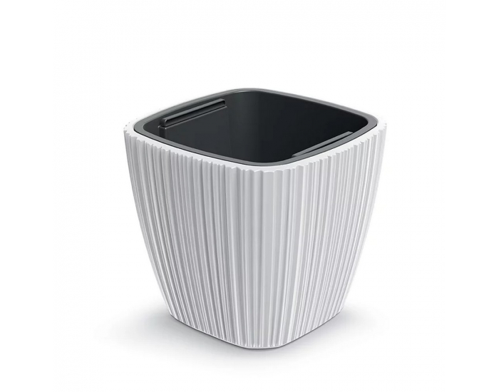Plastový kvetináč DBOS400S449 39 cm - biela