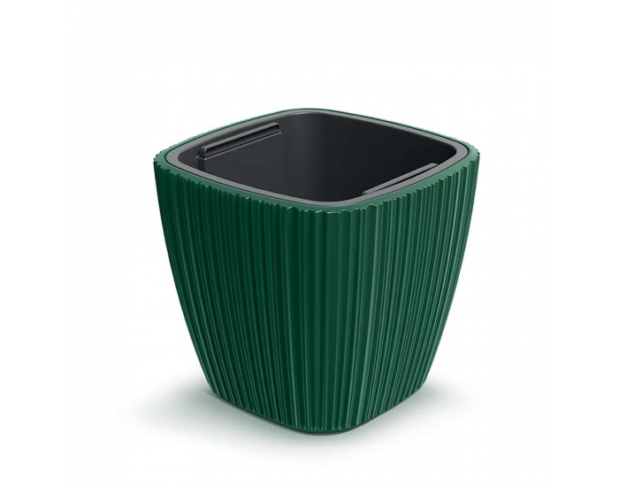 Plastový kvetináč DBOS4002411U 39 cm - tmavozelená