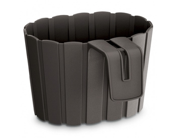 Plastový balkónový kvetináč DDEZ200 19,4 cm - hnedá