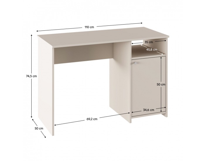 PC stôl Dede - kašmír