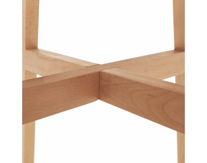 Jedálenský stôl Dejan 3 New 80 - biela / prírodná