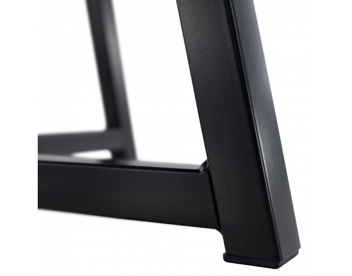 Okrúhly príručný stolík Delik - dub / čierna