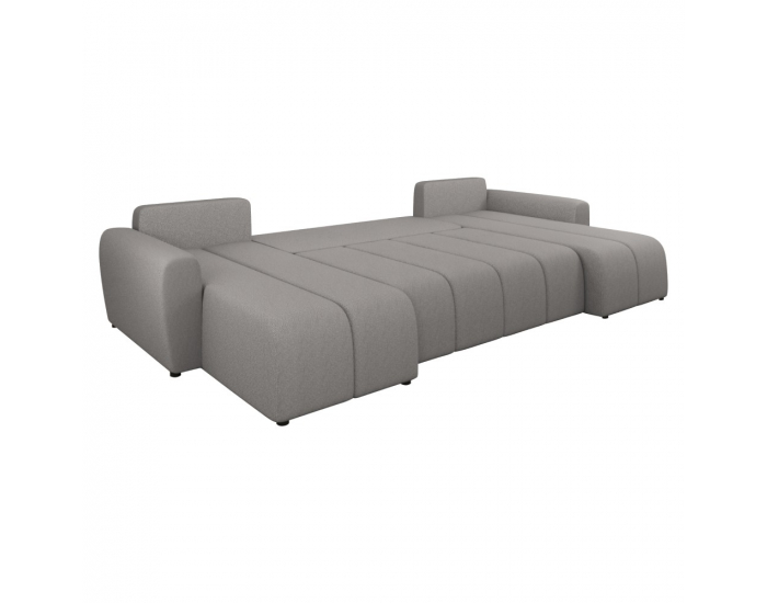 Rohová sedačka U s rozkladom Delin U Uni L/P - sivá