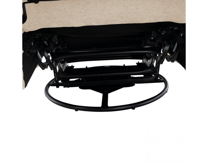 Otočné hojdacie kreslo Delmor - béžová