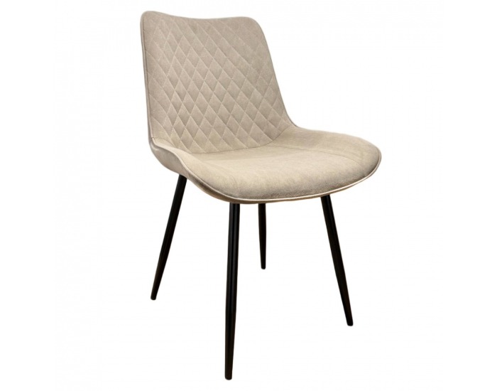 Jedálenská stolička Delora - svetlohnedá / čierna 