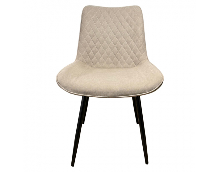 Jedálenská stolička Delora - svetlohnedá / čierna 