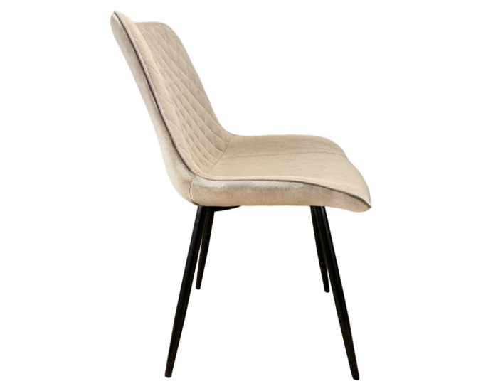 Jedálenská stolička Delora - svetlohnedá / čierna 