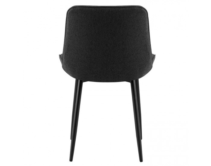 Jedálenská stolička Delta - tmavosivá / čierna