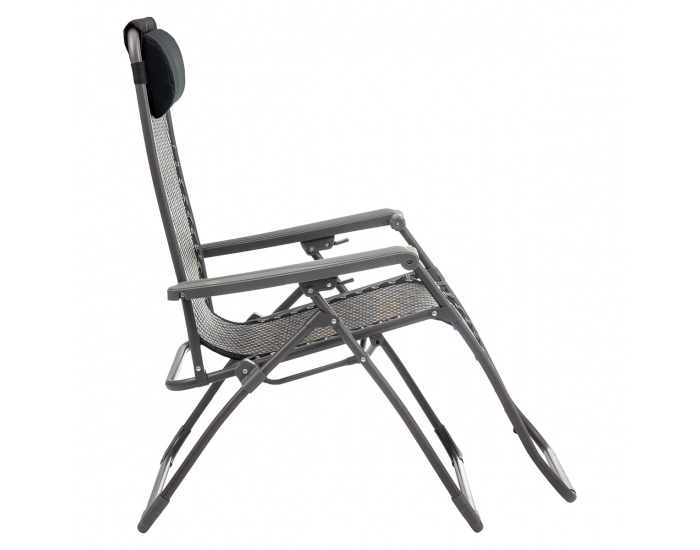 Záhradné lehátko z umelého ratanu Deluxe R - tmavohnedá