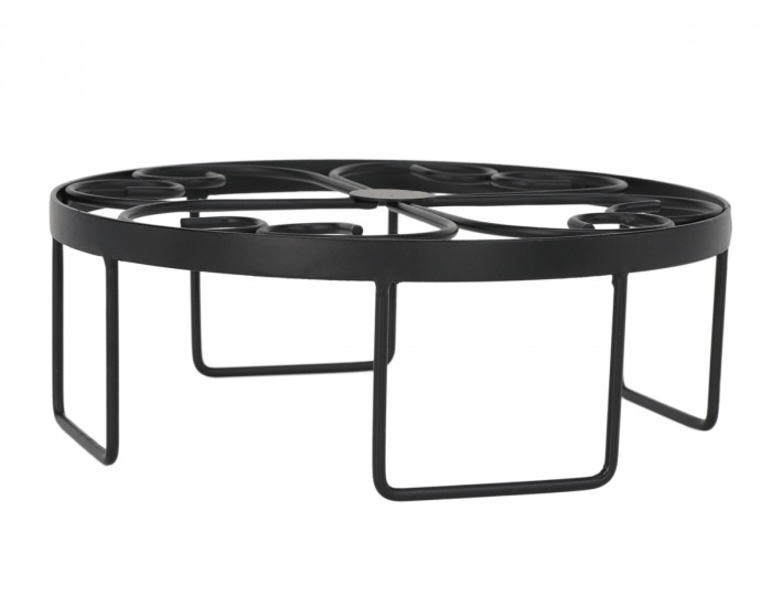 Podstavec pod kvetináč Dembel - čierna