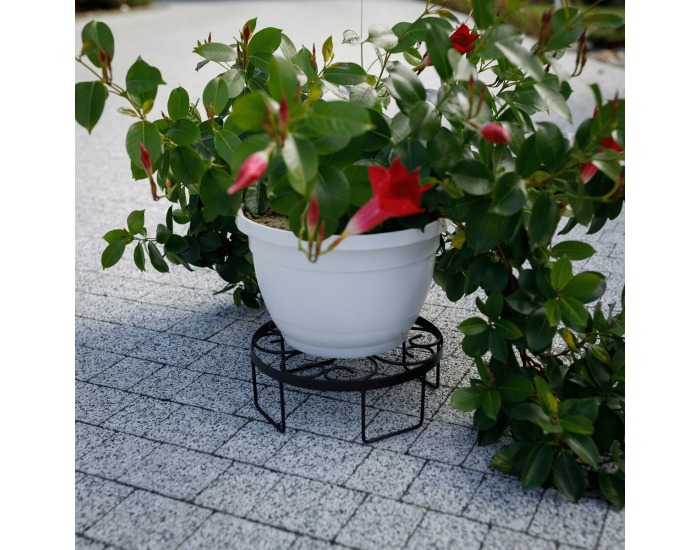 Podstavec pod kvetináč Dembel - čierna