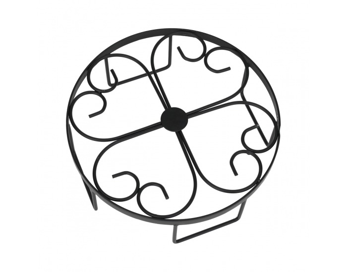 Podstavec pod kvetináč Dembel - čierna