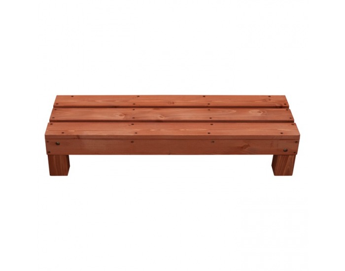 Drevená terasa Demis 270x90x81 cm - hnedá