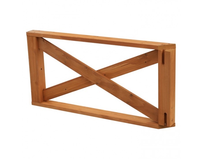 Drevená terasa Demis 270x90x81 cm - prírodná