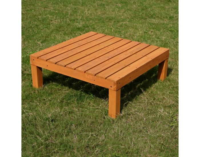 Drevená terasa Demis 270x90x81 cm - prírodná