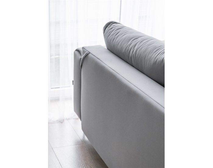 Rozkladacia pohovka s úložným priestorom Dena - horčicová