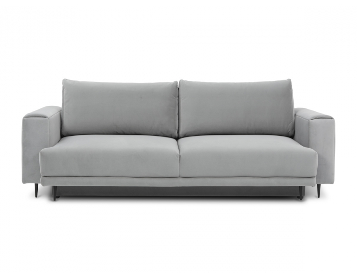 Rozkladacia pohovka s úložným priestorom Dena - horčicová