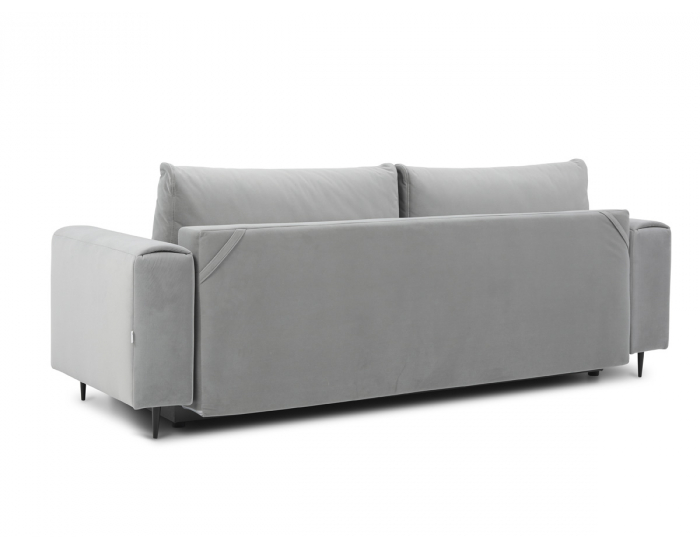 Rozkladacia pohovka s úložným priestorom Dena - horčicová