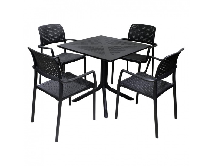 Záhradný stôl Denton New - čierna