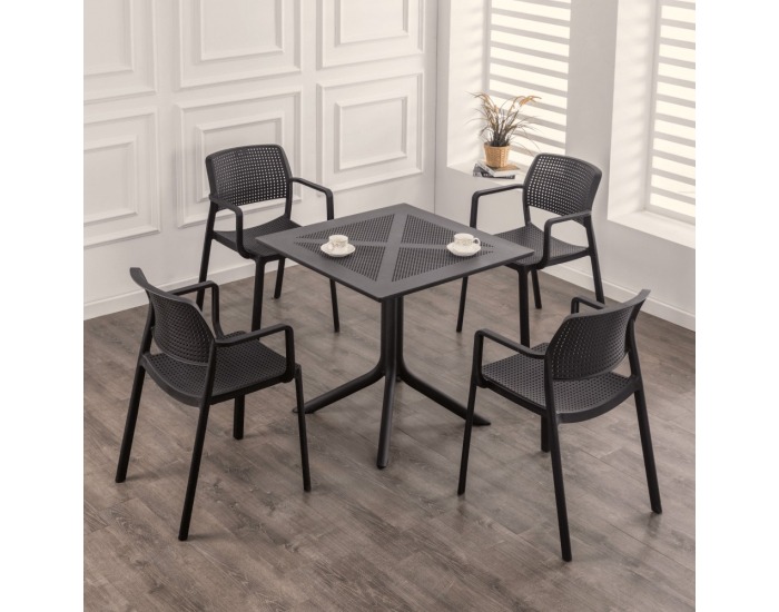 Záhradný stôl Denton New - čierna