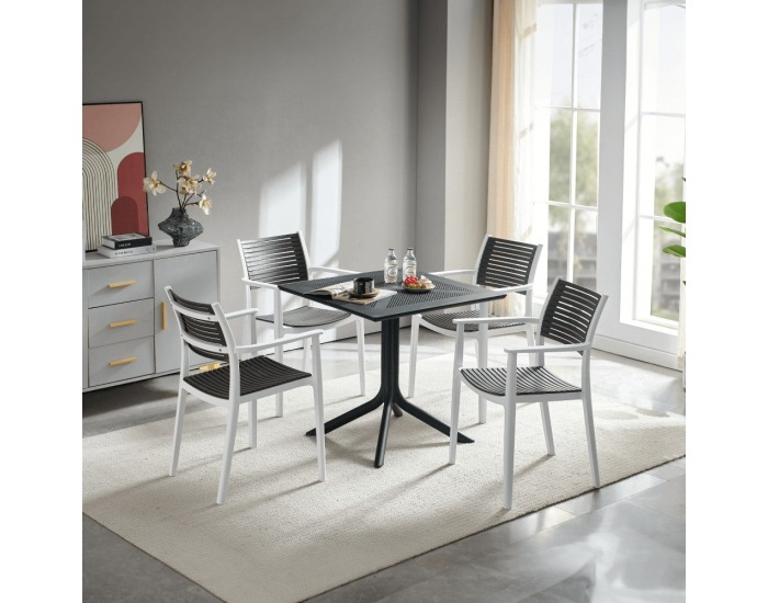 Záhradný stôl Denton New - čierna