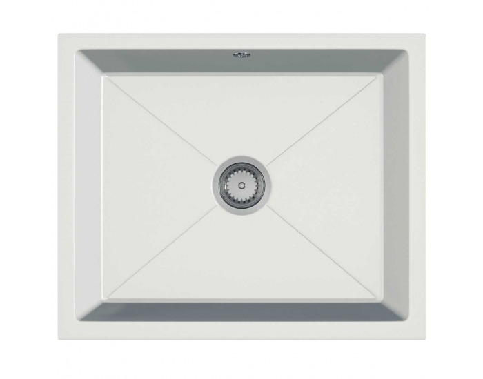 Granitový kuchynský drez Desk - biela