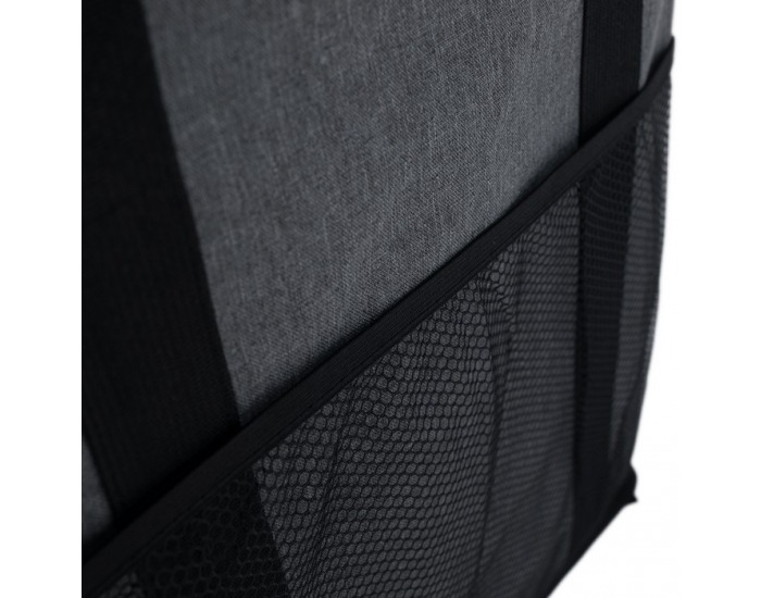 Skladací úložný box Deter - sivá / čierna