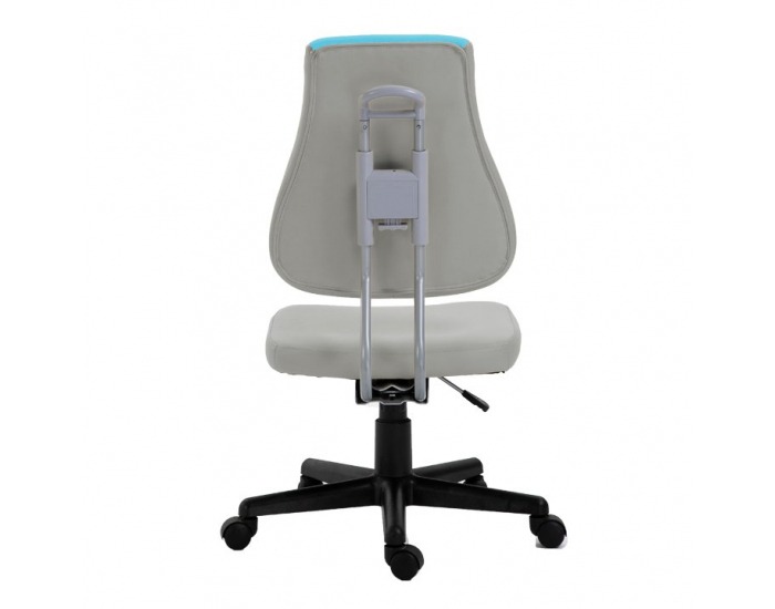 Detská stolička na kolieskach Randal - sivá / modrá / čierna