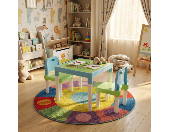 Detský set Balto 1+2 - modrá / zelená / biela