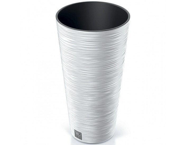 Plastový kvetináč DFRH250 25 cm - biela