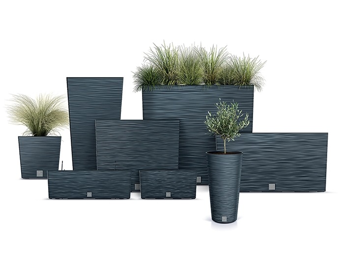 Plastový kvetináč DFRH250 25 cm - biela