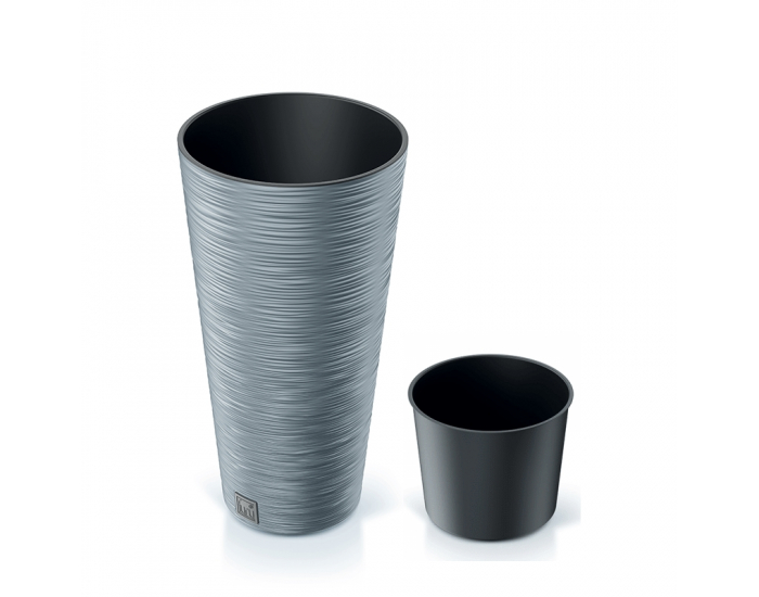 Plastový kvetináč DFRH300 30 cm - sivý betón