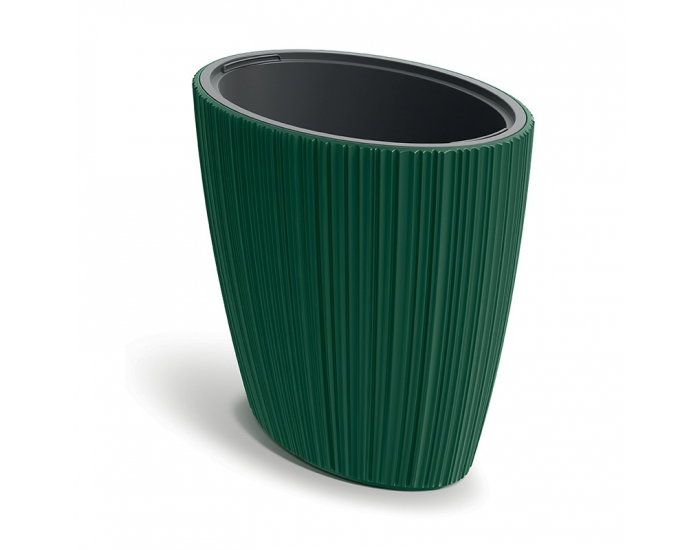 Plastový kvetináč DHOE6002411U 59,5 cm - tmavozelená