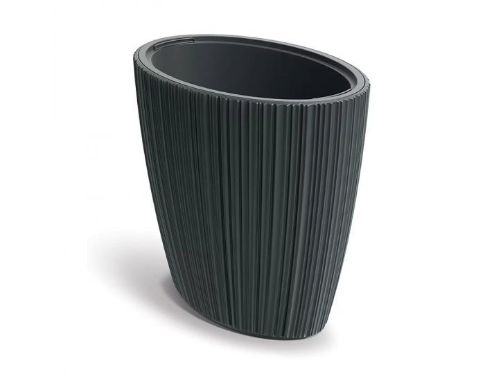 Plastový kvetináč DHOE600419U 59,5 cm - tmavosivá