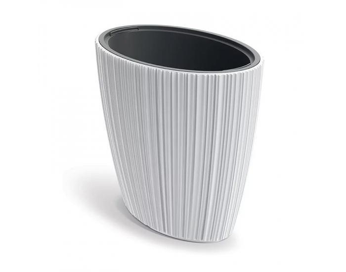 Plastový kvetináč DHOE600S449 59,5 cm - biela