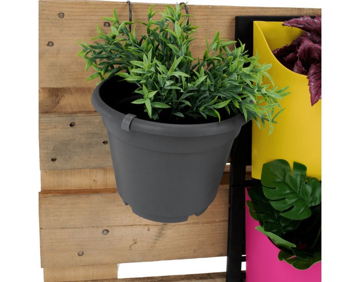 Balkónový kvetináč Digal - sivá