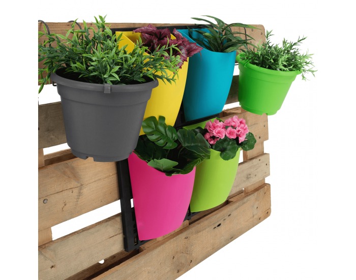 Balkónový kvetináč Digal - sivá