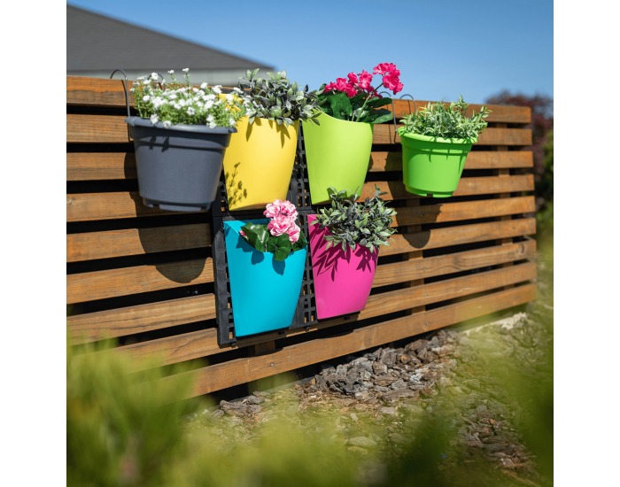 Balkónový kvetináč Digal - sivá