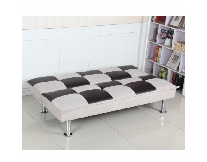 Rozkladacia pohovka Dino - béžová / hnedá