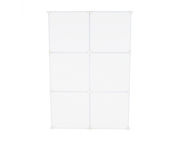 Detská modulárna skrinka Dinos - biela / detský vzor