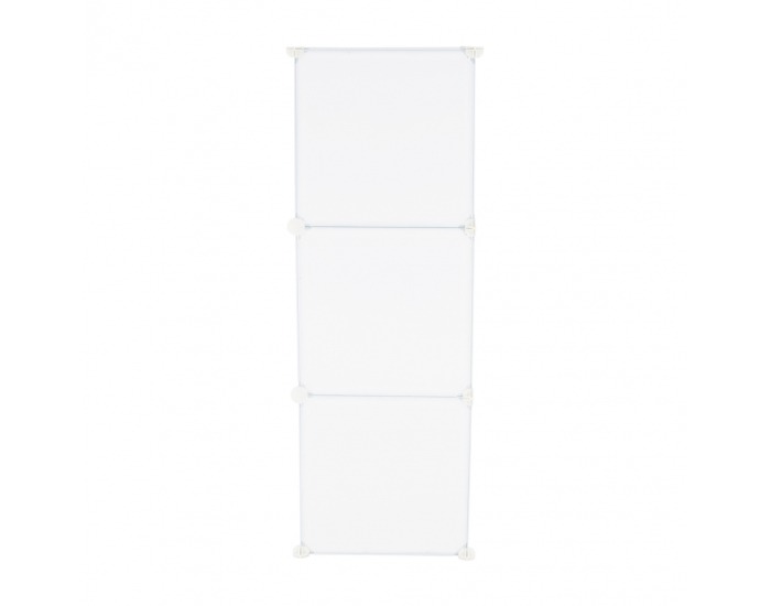 Detská modulárna skrinka Dinos - biela / detský vzor