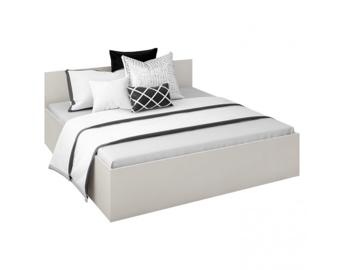 Manželská posteľ s kovovým roštom Doli 180x200 cm - kašmír