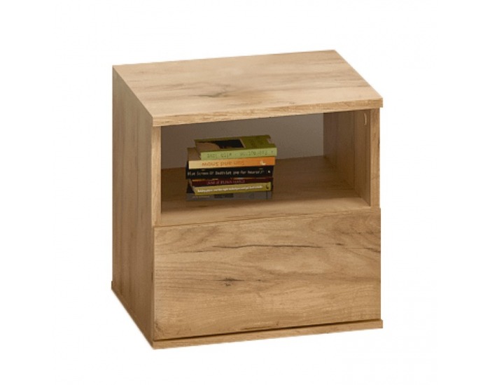 Nočný stolík Doli - dub craft zlatý